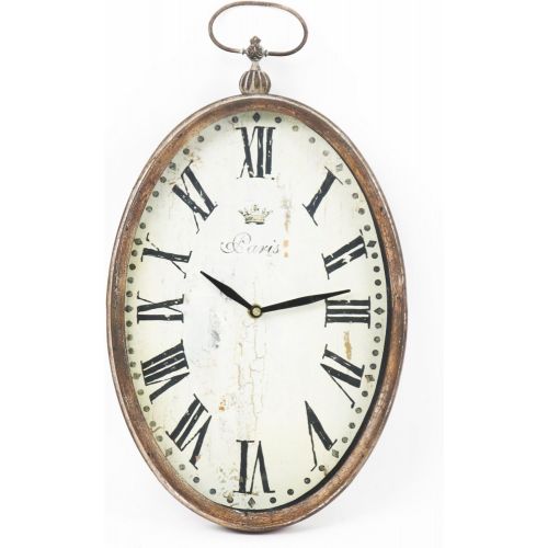  Zentique Paris Oval Wall Clock