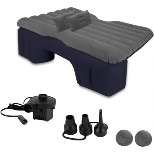  Truck and Car Air Mattress - Zento Deals Backseat Bed for Car - Premium Quality Portable Car Mattress with 2 Pillows Universal fit - Car Inflatable Mattress