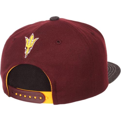  [아마존 핫딜]  [아마존핫딜]Zephyr NCAA Arizona State Sun Devils Mens Jock Snapback Hat, Adjustable, Gray/Team Color