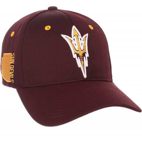  Zephyr Adult Men Rambler NCAA Hat, Team Color, X-Large