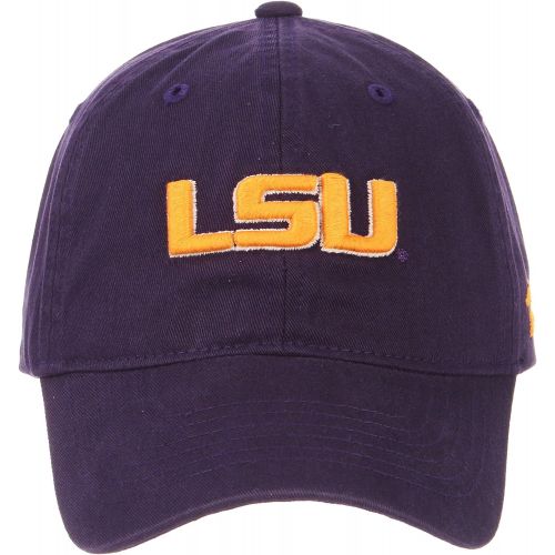  Zephyr NCAA Lsu Tigers Mens Scholarship Relaxed Hat, Adjustable Size, Team Color