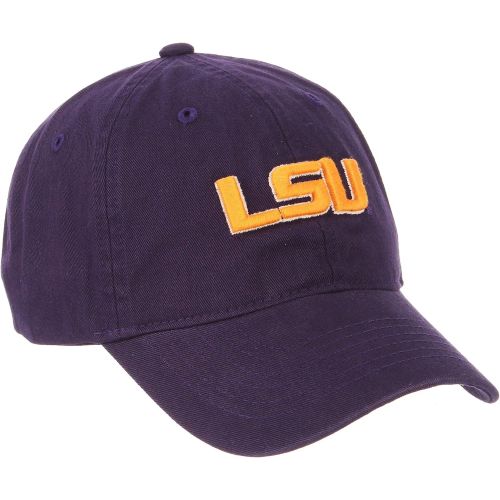  Zephyr NCAA Lsu Tigers Mens Scholarship Relaxed Hat, Adjustable Size, Team Color