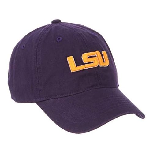  Zephyr NCAA Lsu Tigers Mens Scholarship Relaxed Hat, Adjustable Size, Team Color