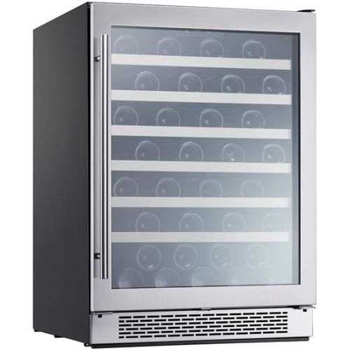  [아마존베스트]Zephyr PRW24C01BG Presrv Series 24 Inch Stainless Steel Built-In and Freestanding Wine Cooler