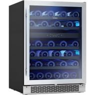 Zephyr BWN24C02AG Brisas Series 24 Inch Stainless Steel Freestanding or Built-In Wine Center 46 bottles (750 ml)