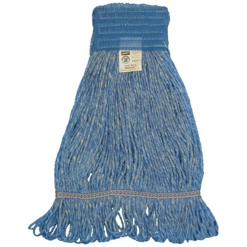  Zephyr 28312 Blendup Blue 4-Ply Yarn Natural and Synthetic Fiber Blended Medium Loop Mop Head (Pack of 12)