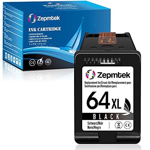  ZepmTek Remanufactured Ink Cartridge Replacement for HP 64XL 64 XL Used with Envy Photo 7800 7858 7155 7855 6255 7100 5542 6252 7158 7130 7164 6222 7134 6230 7830 Tango Smart Home