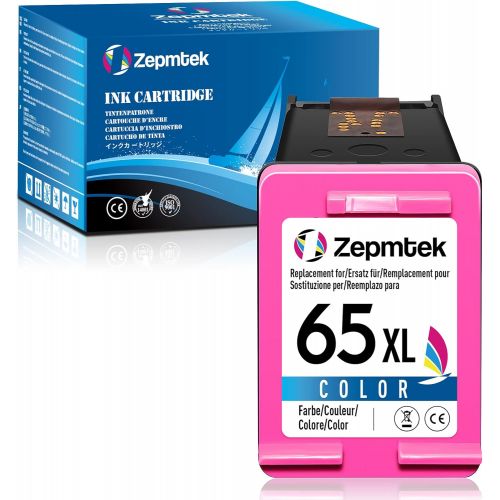 ZepmTek Remanufactured Ink Cartridge Replacement for HP 65XL 65 XL Used with Envy 5052 5055 5070 5000 5012 5010 5030 5014 DeskJet 2600 2622 2652 3722 3755 3752 2635 2636 AMP 120 Pr