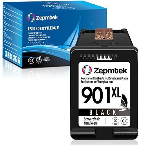  ZepmTek Remanufactured Ink Cartridge Replacement for HP 901XL 901 XL Work with OfficeJet J4500 J4550 J4680 J4580 J4540 J4680c J4525 J4535 J4524 J4624 G510a G510b G510g G510h G510n