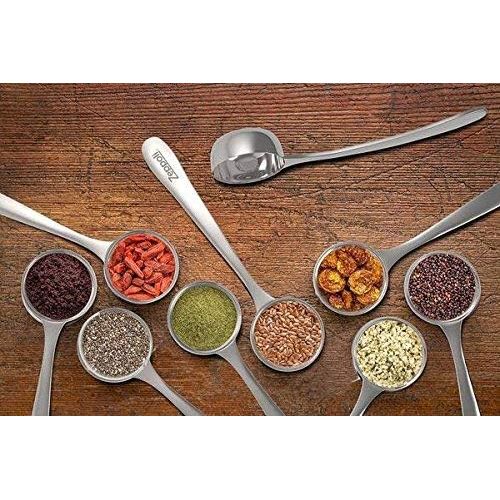  Zeppoli Coffee Scoop - 1.5 Tablespoon Exact - Stainless Steel Measuring Spoon - Great for Measuring Coffee, Protein Powder, Spices and More - Perfect for Coffee Enthusiasts