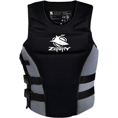  Zeraty Life Jacket Adult Impact Vest for Outdoor Floating Swimming Ski|CE Proof 50N