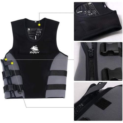  Zeraty Life Jacket Adult Impact Vest for Outdoor Floating Swimming Ski|CE Proof 50N