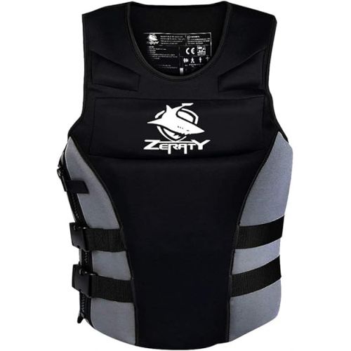  Zeraty Life Jacket Adult Impact Vest for Outdoor Floating Swimming Ski|CE Proof 50N