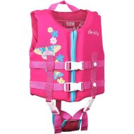 Zeraty Life Jacket for Kids Children Swim Vest Boys Girls Float Vest Swimming Aid Neoprene Buoyancy Jacket Learn-to-Swim 1-9 Years/Pink