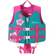 Zeraty Kids Swim Vest Life Jacket Flotation Swimming Aid for Toddlers with Adjustable Safety Strap Age 1-9 Years/22-50Lbs