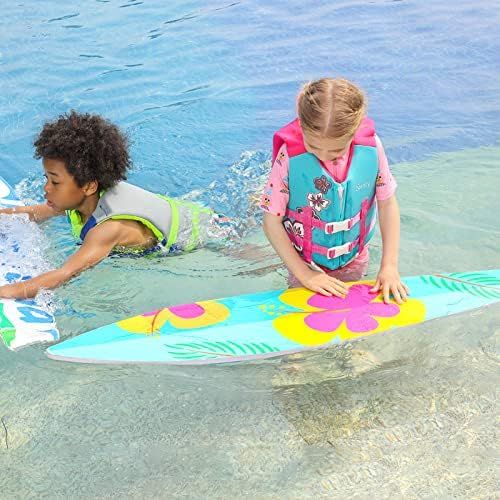  Zeraty Kids Swim Vest Life Jacket Flotation Swimming Aid for Toddlers with Adjustable Safety Strap Age 1-9 Years/22-50Lbs