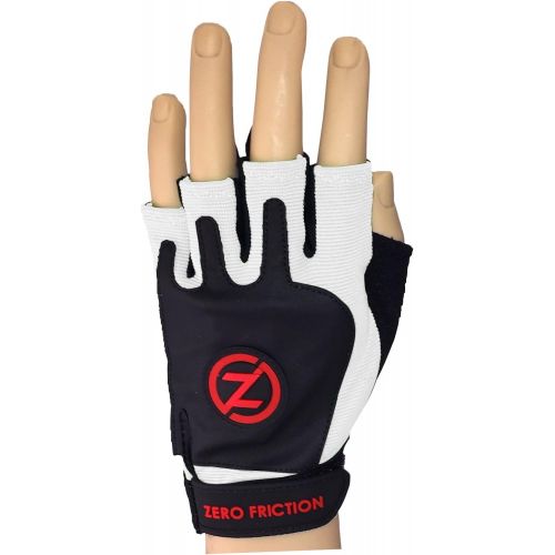  Zero Friction Mens Fitness Gloves Great for Weight Lifting, Crossfit, Cross Training, Fitness - Premium Quality Compression Fit Gloves Breathable Cool Mesh, Universal-Fit