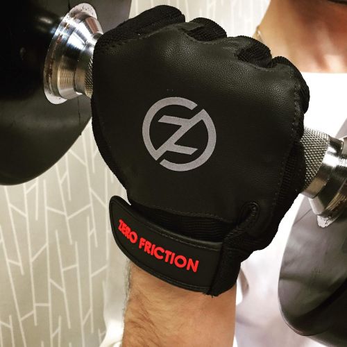  Zero Friction Mens Fitness Gloves Great for Weight Lifting, Crossfit, Cross Training, Fitness - Premium Quality Compression Fit Gloves Breathable Cool Mesh, Universal-Fit