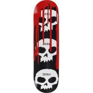 Zero Skateboards 3 Skull with Blood Black/White/Red Skateboard Deck - 8 x 31.6
