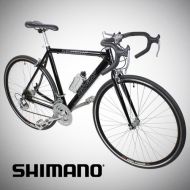 ZeroGrav New 54cm Aluminum Road Bike Racing Bicycle 21 Speed Shimano - Black Color