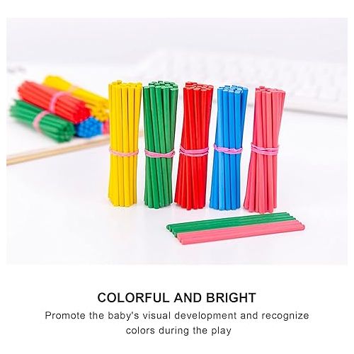  Counting Stick, Plastic Calculation Math Educational Toy Counting Number Sticks Toys for Kids Learning Supplies for Math manipulatives