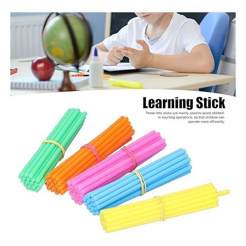  Counting Stick, Plastic Calculation Math Educational Toy Counting Number Sticks Toys for Kids Learning Supplies for Math manipulatives