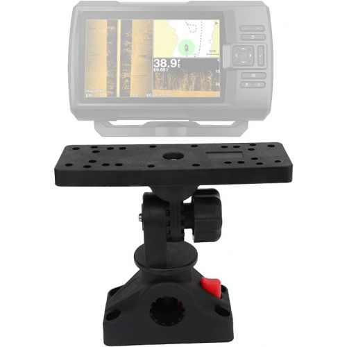  Zerodis Fish Finder Mount, Fish Finder Mount, Fish Finder Base Mount Set, Fish Finder Mount, Fish Finder Stand, GPS, 360 Degree Rotation, Nylon, Stainless Steel, Easy to Install