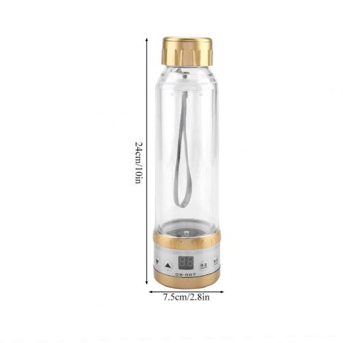  Zerodis 12V / 24V 280ml Auto Wasserkocher 75W Reise Auto Wasserkocher Trinkbecher Zigarette Faltart Temperatur einstellbar Wasser kochen Instantnudeln Tee Kaffee Milch einweichen(Gold)