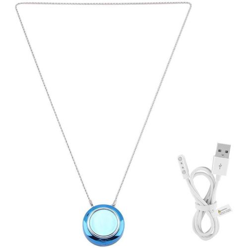  Zerodis Air Purifier Necklace, Air Filter Mini Portable Air Purifier Wearable Personal Purifier for Kids and Adult(Blue)