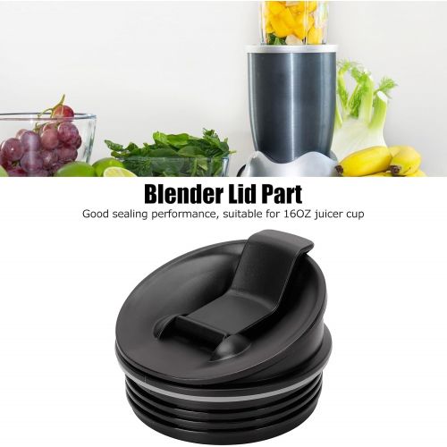  Zerodis Replacement Parts Sealing Lids for 16oz Cups,Travel Mug Flip Top to Go Lid Juicer Cup Replacement Parts Fit for NUTRI NINJA Blender Series