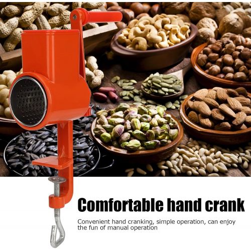  [아마존베스트]Zerodis Grain mill, hand crank hand grinder milling machine made of aluminium alloy for nuts, cereals, corn, wheat, oats