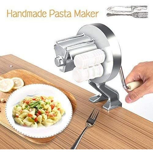  [아마존베스트]Zerodis Pasta Manufacturer Machine Aluminum Alloy Hand Operated Noodle Press Machine Kitchen Food Handmade Equipment