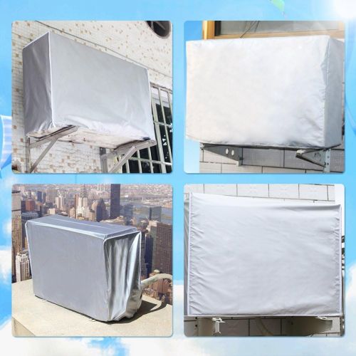  [아마존베스트]Zerodis Outdoor Air Conditioning Cover Waterproof Air Conditioning Dust Cover for Home (80 x 28 x 54 cm)