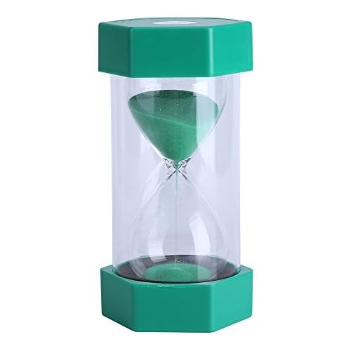  [아마존베스트]Zerodis Colourful Sand Timer Glass Hourglass 3/10/20/30/60 Minutes Timer Clock Home Office Decor Gift (10 Mins Green)