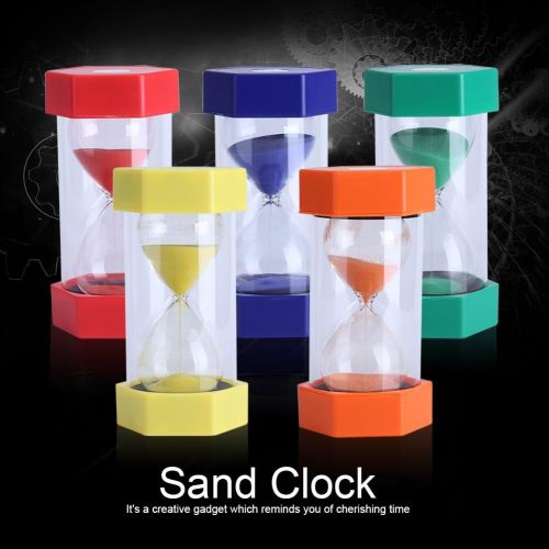  [아마존베스트]Zerodis Colourful Sand Timer Glass Hourglass 3/10/20/30/60 Minutes Timer Clock Home Office Decor Gift (10 Mins Green)