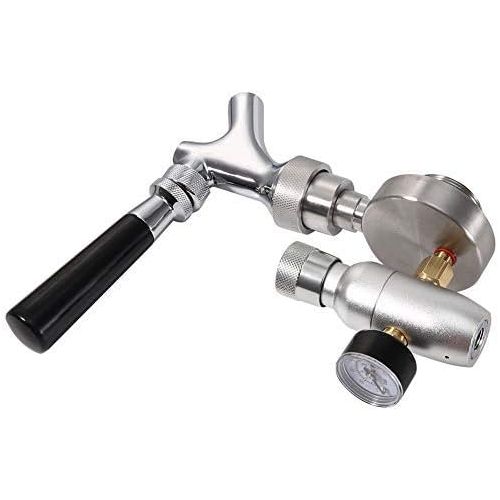  [아마존베스트]Zerodis CO2 Injector Spears Tap Stainless Steel Beer Spear Tap Dispenser Kit for 2L / 3.6L / 5L Mini Keg Beer Growler