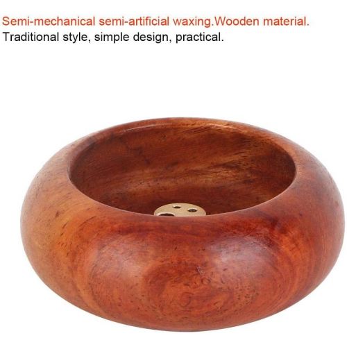  인센스스틱 Zerodis Incense Holder, Vietnamese Mini Round Incense Stick Buddhist Supplies Bowl Shape Incense Holder for Home Office Decoration(Rosewood)