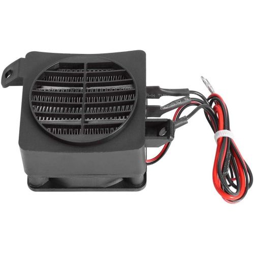  Zerodis Mini Air Fan Heater, Constant Temperature PTC Fan Car Heater for Small Space Incubator Heating(24V 150W)