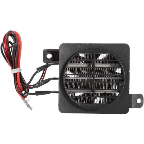  Zerodis Mini Air Fan Heater, Constant Temperature PTC Fan Car Heater for Small Space Incubator Heating(24V 150W)