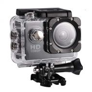 Zerone Action Kamera, Wasserdichte Outdoor Radsport Sport Mini DV Action Kamera Camcorder (Schwarz)