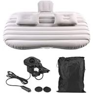 Zerone Car Mattress, Universal Car Inflatable Mattress Flocking Air Bed Back Seat Extended Air Couch with Electric Air Pump and Two Air Pillows for Rest Sleep Travel Camping
