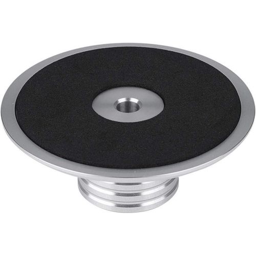  Zerone Record Weight Clamp LP Vinyl Turntables Metal Disc Stabilizer for Player, CD Player, Chassis, Speakers Reolacemnet (Black)(Silver)