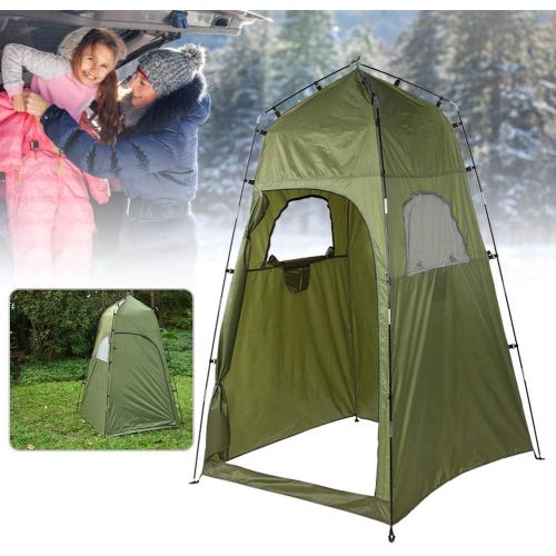  Zerone Portable Outdoor Shower Tent, Pop Up Shower Tent for Camping Beach Toilet Privacy Changing Room: Sports & Outdoors