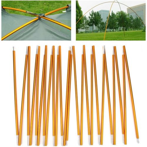 Zerone Tent Poles Replacement, Lightweight Tent Pole Repair Kit -24 Sections Aluminum Alloy Anti-UV Windproof Waterproof Tent Poles Awning Poles for Outdoor Camping
