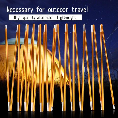  Zerone Tent Poles Replacement, Lightweight Tent Pole Repair Kit -24 Sections Aluminum Alloy Anti-UV Windproof Waterproof Tent Poles Awning Poles for Outdoor Camping