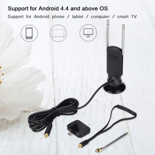  [아마존베스트]Zerone TV Signal Receiver, ATSC Digital TV Receiver Wireless HD TV Stick Micro USB for Android Phone/Tablet PC/Notebook