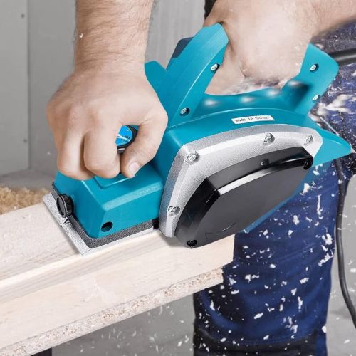  [아마존베스트]Zerone Electric Wood Planer, 1000W 3-1/4-Inch Portable Wood Planer Tool with16,000Rpm Adjustable Depth Handheld Plane for Hardwood Carpenter Woodcarver