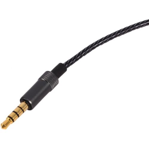  [아마존베스트]Zerone DIY Upgrade 3.5mm Headphone Cable with Microphone Stereo Audio Cable with Volume Control Audio Cable Compatible with MMCX Plug SE215 SE425 SE535