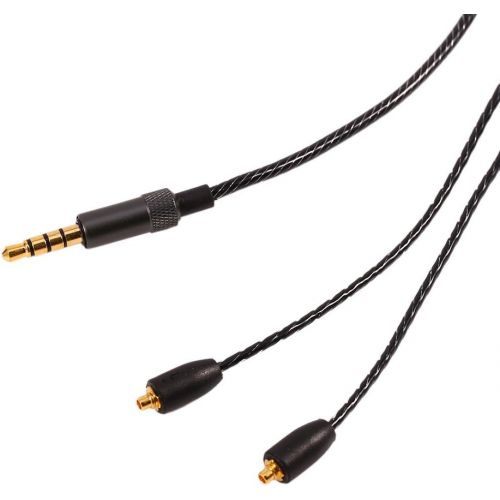  [아마존베스트]Zerone DIY Upgrade 3.5mm Headphone Cable with Microphone Stereo Audio Cable with Volume Control Audio Cable Compatible with MMCX Plug SE215 SE425 SE535