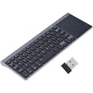 [아마존베스트]Zerone Mini Keyboard Wireless 2.4 Ghz Numeric Keyboard Portable Ultrasotic Mouse Combo for PC Laptop Smart TV HTPC Windows Android
